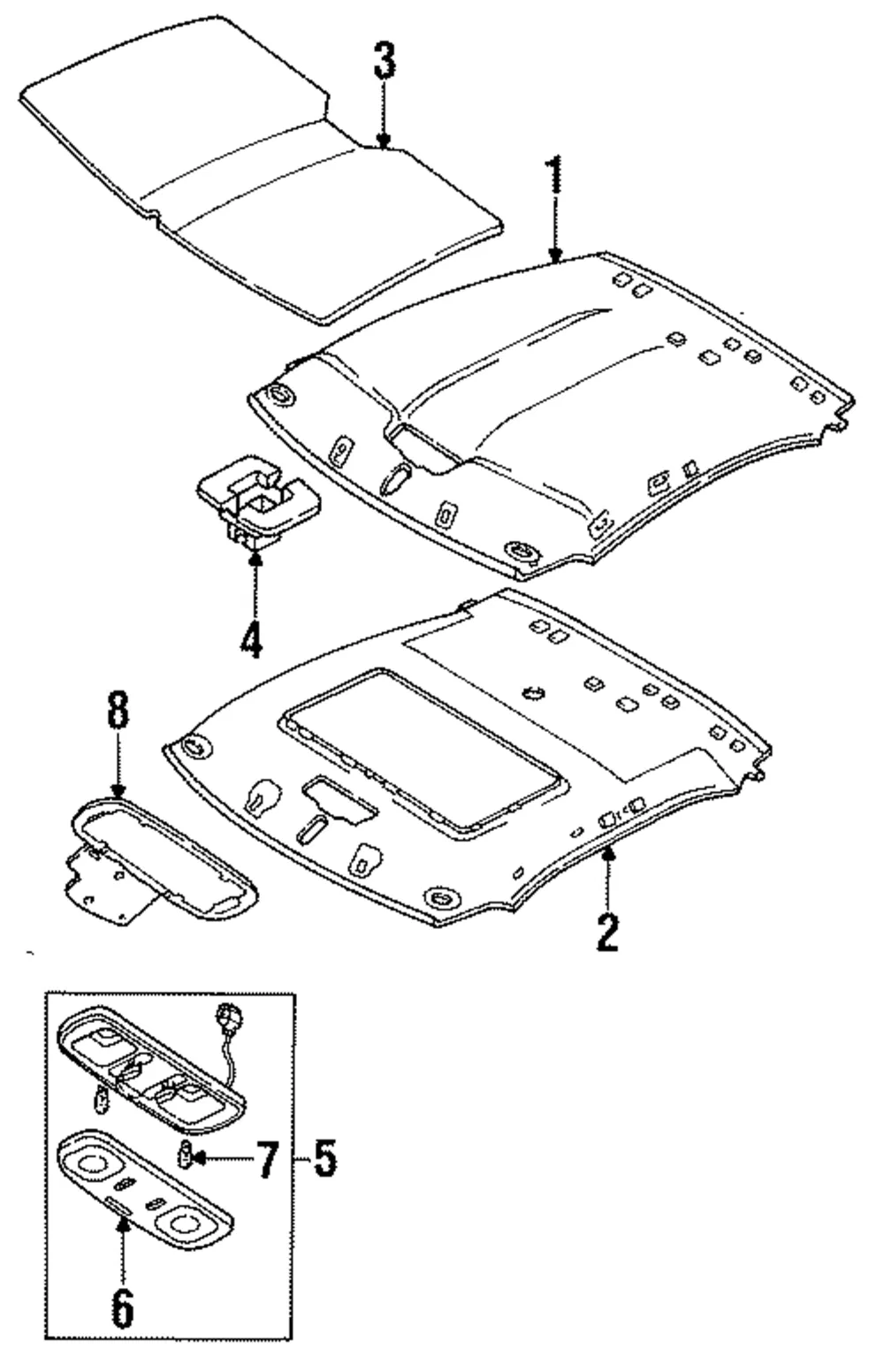 Headliner Fastener - Mazda (m00168ae1)