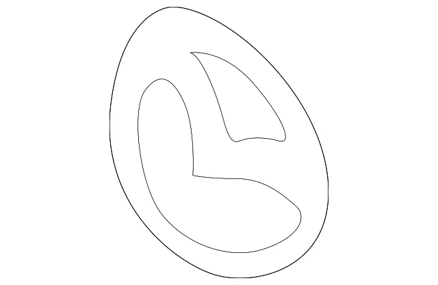 Bumper Cover Emblem - Mazda (n06651731)