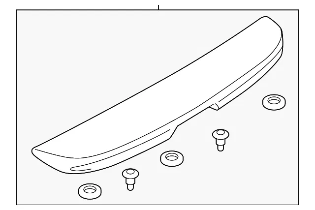 Spoiler Assembly - Mazda (n11551960c67)