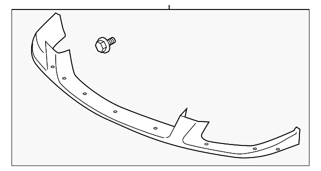 Front Spoiler - Mazda (n115519k0a01)