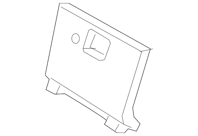 Interior Quarter Panel Trim Panel Access Cover - Mazda (n243687d002)