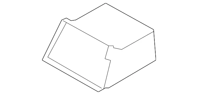Interior Quarter Panel Trim Panel Storage Compartment - Mazda (n243687d6)