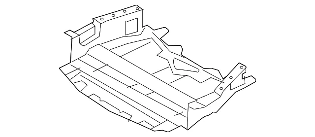 Radiator Support Splash Shield - Mazda (n24856110c)