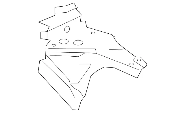 Quarter Panel Reinforcement - Mazda (n24870115)