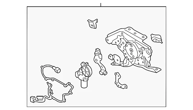 Rear Hinge Assembly - Mazda (n248r19lxe)