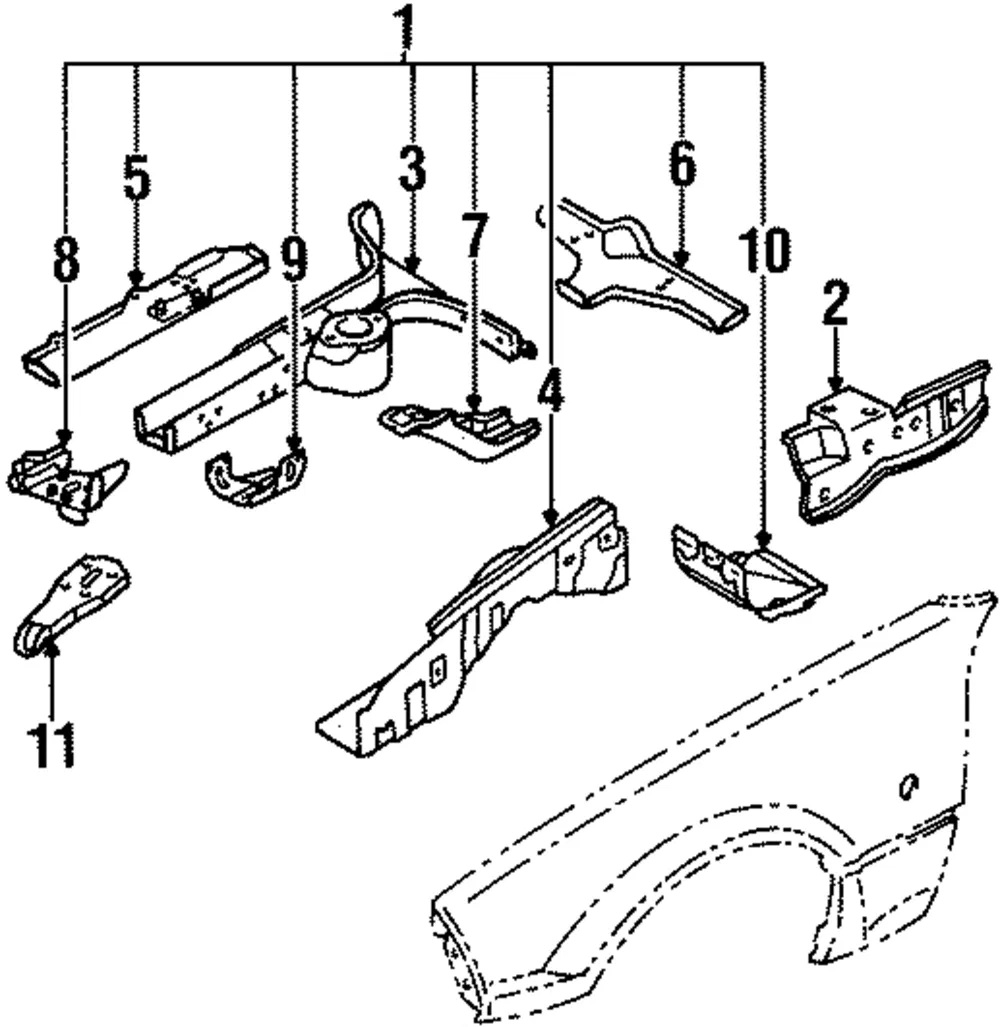 Apron Panel - Mazda (na0153210f)