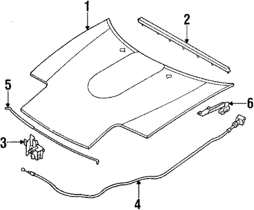 Hood - Mazda (nay152310d)