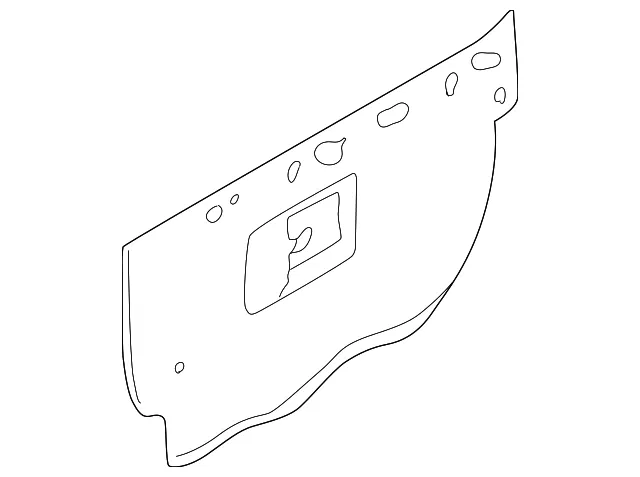 Door Panel Insulation - Mazda (nc1258861j)