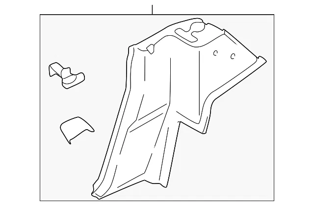 Interior Quarter Panel Trim Panel - Mazda (nc3068550c21)