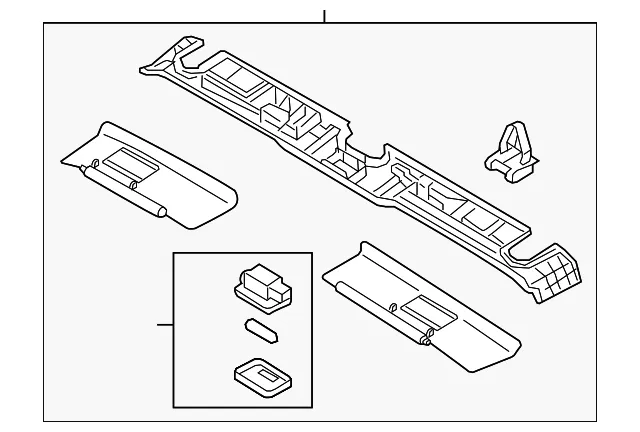 Windshield Post Trim - Mazda (nd0p6809z02)