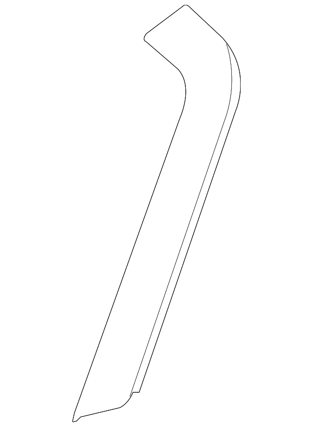 Windshield Molding - Mazda (ne5151t18b)