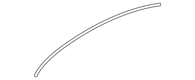 Instrument Panel Weatherstrip - Mazda (ne5155161a)
