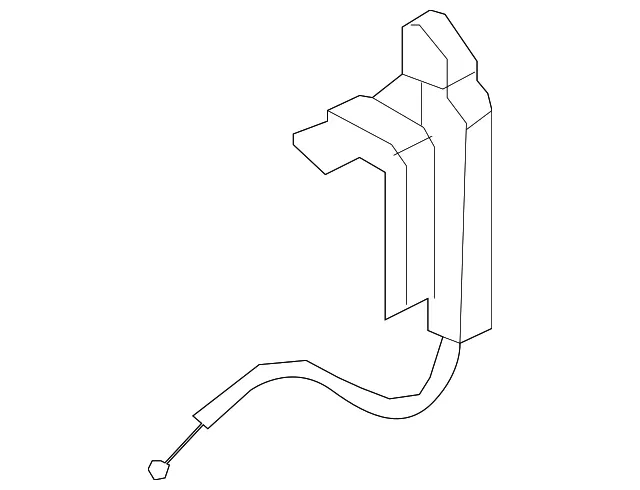 Convertible Top Stowage Compartment Latch - Mazda (ne52r13f0)