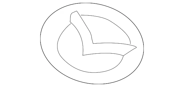 Engine Cover Emblem - Mazda (px1p102d9)