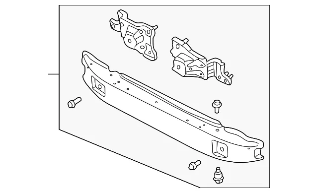 Bumper Cover Reinforcement - Mazda (ta0150070c)