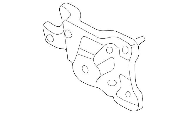 Bumper Cover Reinforcement Bracket - Mazda (ta0150090b)