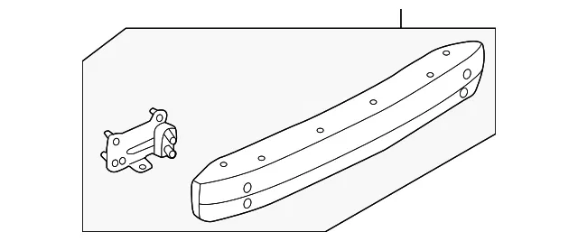 Bumper Cover Reinforcement Beam - Mazda (ta0150260c)