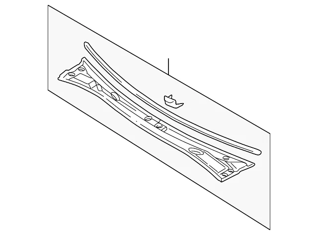 Cowl Grille - Mazda (ta0150790c)