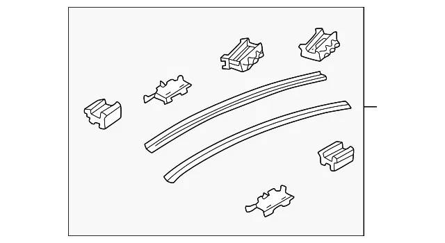 Roof Molding - Mazda (ta01509l0f79)