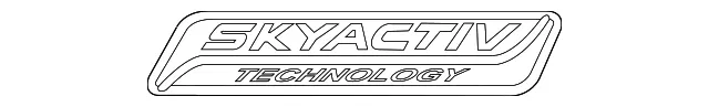 Hatch Emblem - Mazda (ta0a51771)