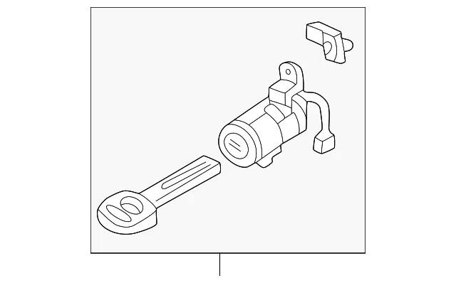 Door Lock Cylinder - Mazda (ta5276210e)