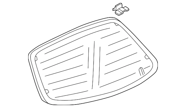 Back Glass - Mazda (tc8663930)