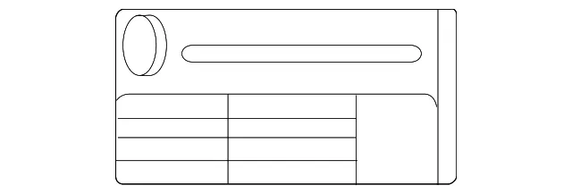 Tire Information Label - Mazda (td1269014a)
