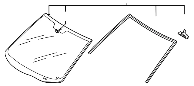 Windshield - Mazda (td1463900c)