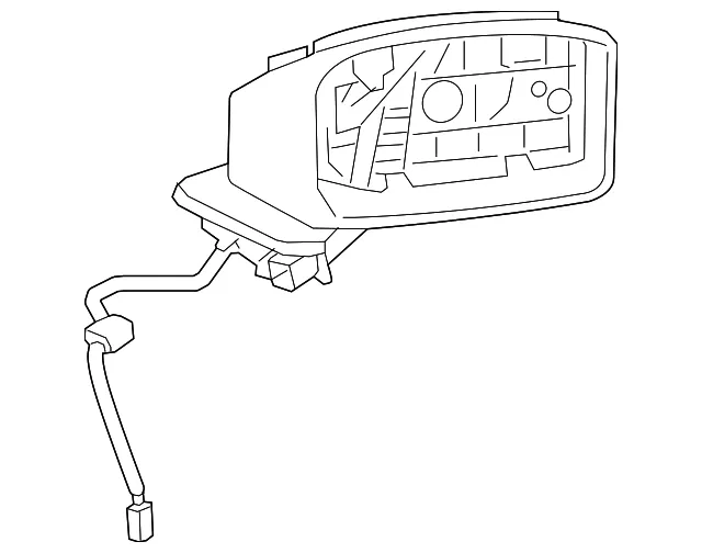 Body(L) Door Mirror - Mazda (td2n69181a)