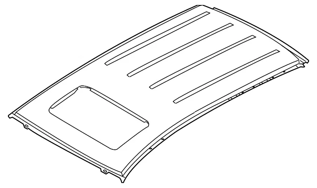 Roof Panel - Mazda (tdy570600)