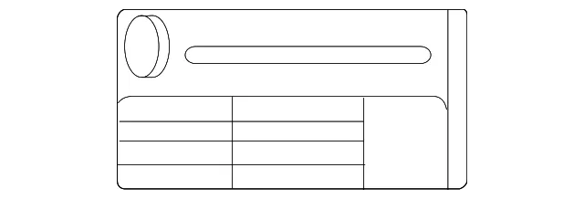 Tire Information Label - Mazda (te6969014)