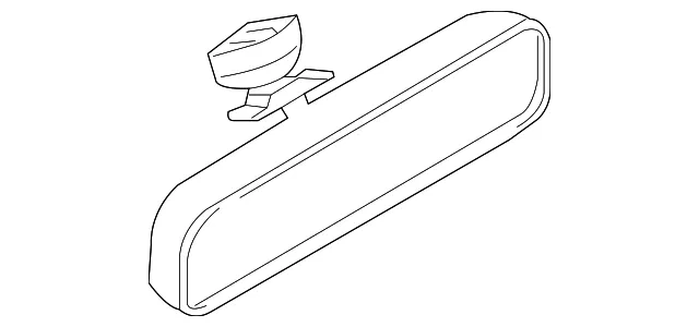 Interior Rear View Mirror - Mazda (tg1869220)