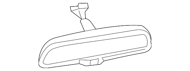 Interior Rear View Mirror - Mazda (tk2169220)