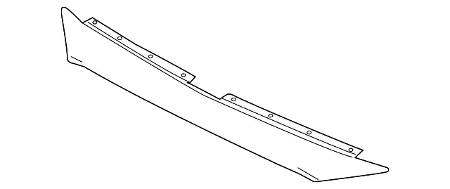 Grille Molding - Mazda (tk48507e1dsy)