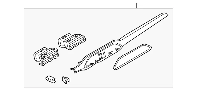 Instrument Panel Molding - Mazda (tk4855150a02)