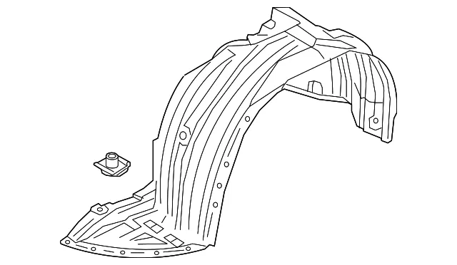 Fender Splash Shield - Mazda (tk4856140b)