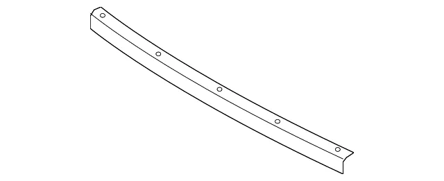 Bumper Cover Support Rail Seal - Mazda (tk4856968)