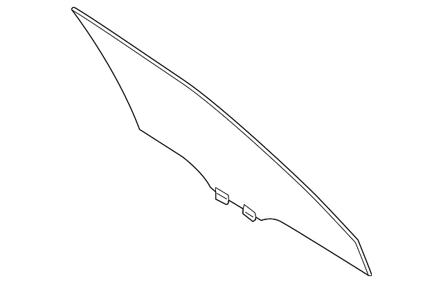 Door Glass - Mazda (tk4858510c)