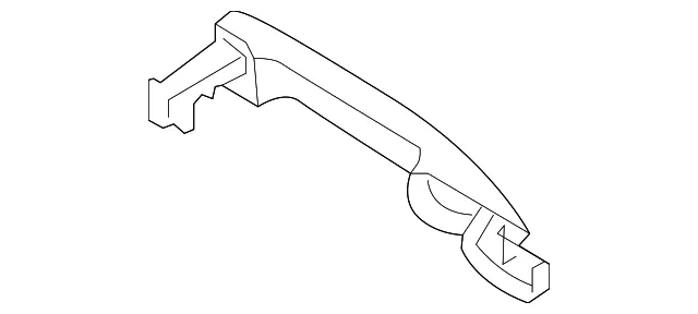 Exterior Door Handle - Mazda (tk485941xa2p)