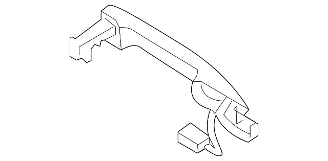 Exterior Door Handle - Mazda (tk495941xc51)