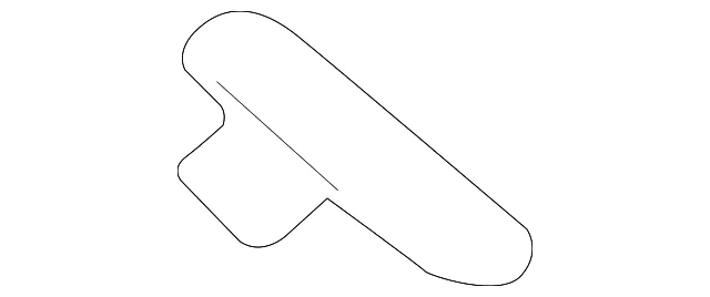 Folding Seat Latch Release Handle Cap - Mazda (tk52882g93a)
