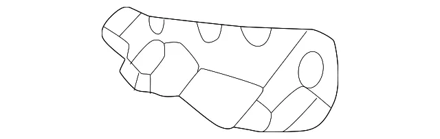 Bumper Cover Bracket - Mazda (va40500u1b)