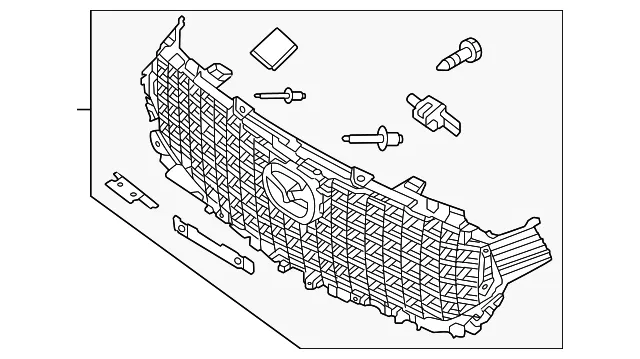 Grille Assembly - Mazda (va4050710d)