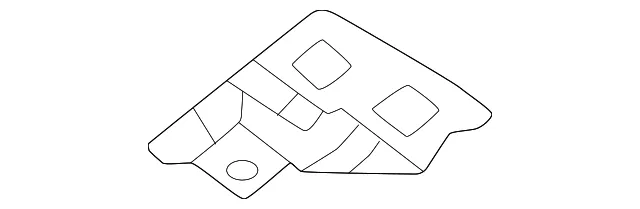 Fender Apron Reinforcement Bracket - Mazda (va405412z)