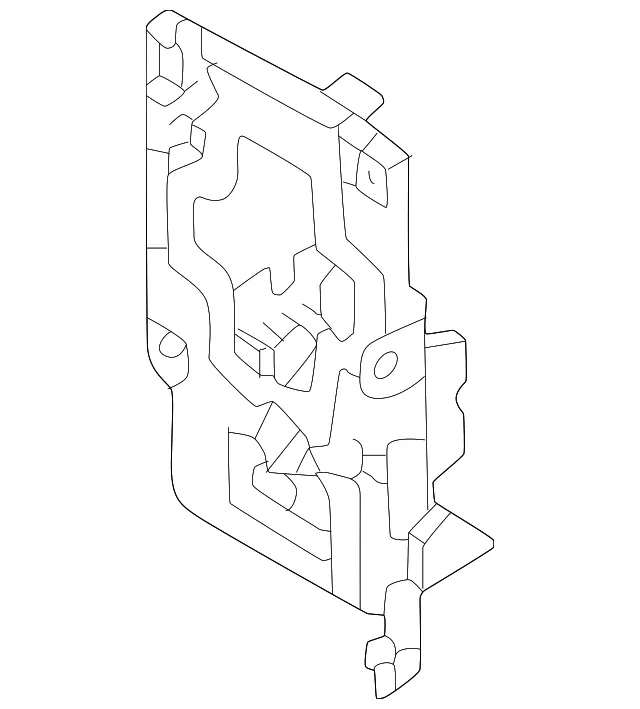 Bumper Impact Bar Bracket - Mazda (va405418x)
