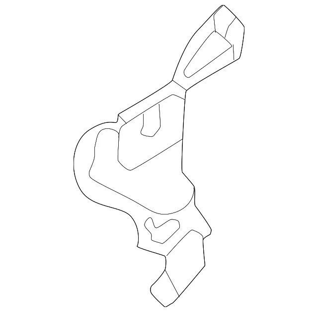 Folding Seat Latch Release Handle Bracket - Mazda (va4057y12b)