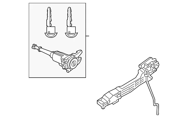 Handle Base - Mazda (va405942xa)