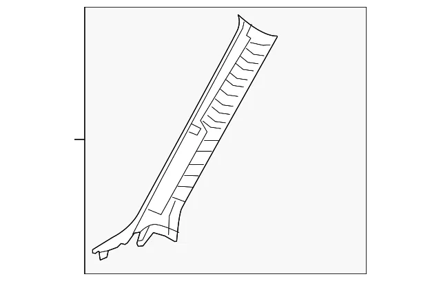 Body A-Pillar Trim Panel - Mazda (va4068160b75)