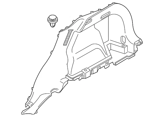 Interior Quarter Panel Trim Panel - Mazda (va406885002)
