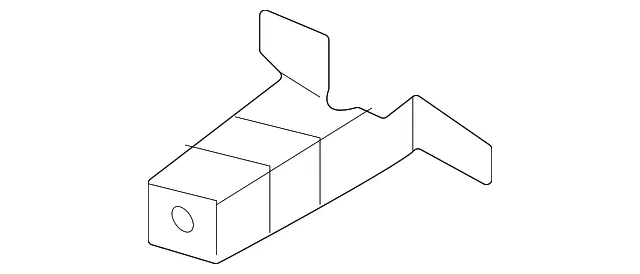 Quarter Panel Trim Panel Bracket - Mazda (va4068854)